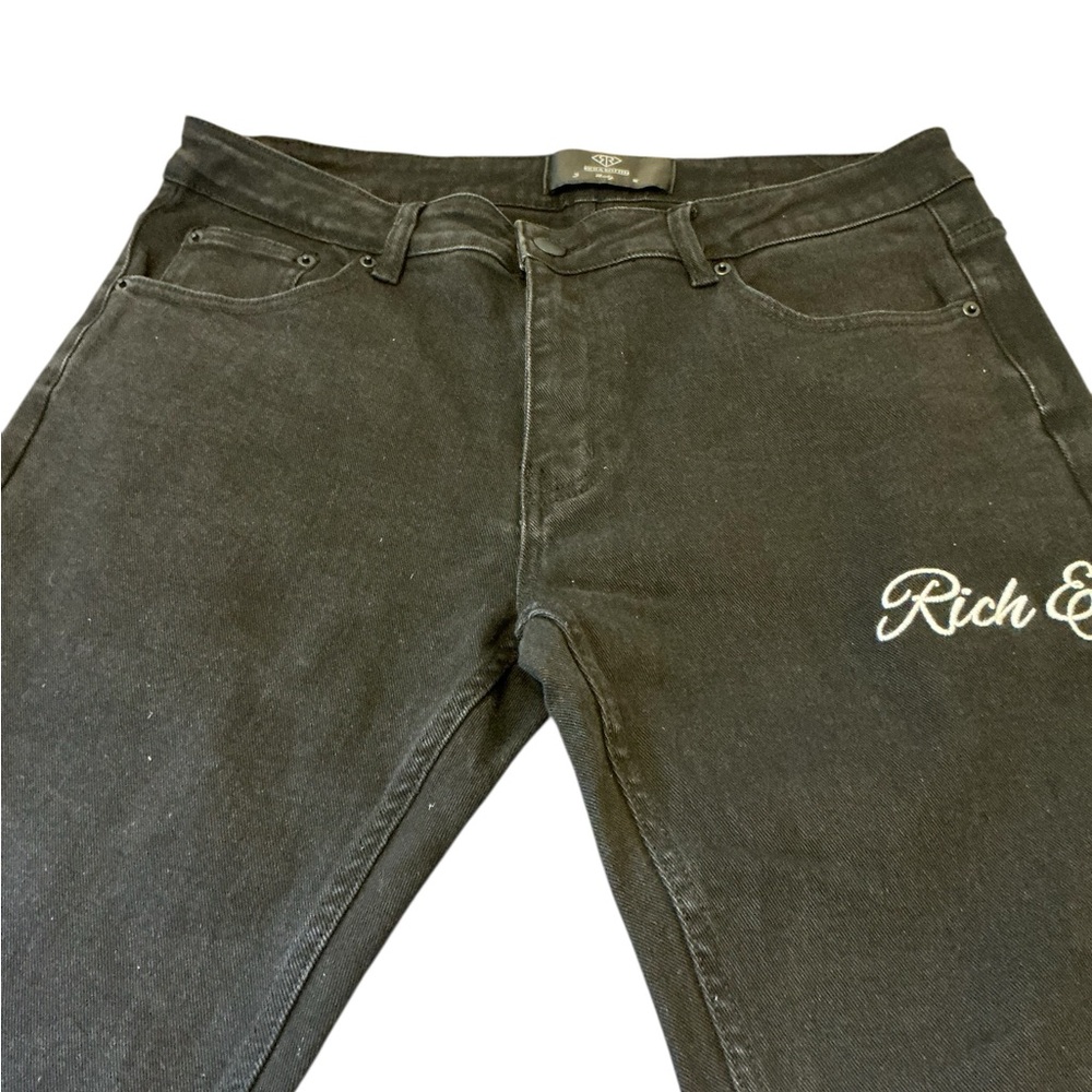 Men's Straight Jeans - Black